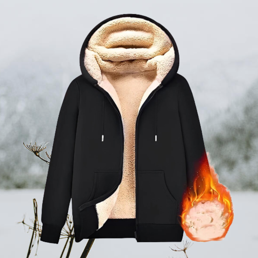 Veste Homme à Capuche | Doublure Teddy Ultra-Chaleureuse et Confortable