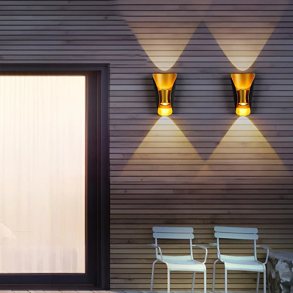 WandLicht Duo™ | LED-Up-and-Down-Wandleuchte für den Außenbereich