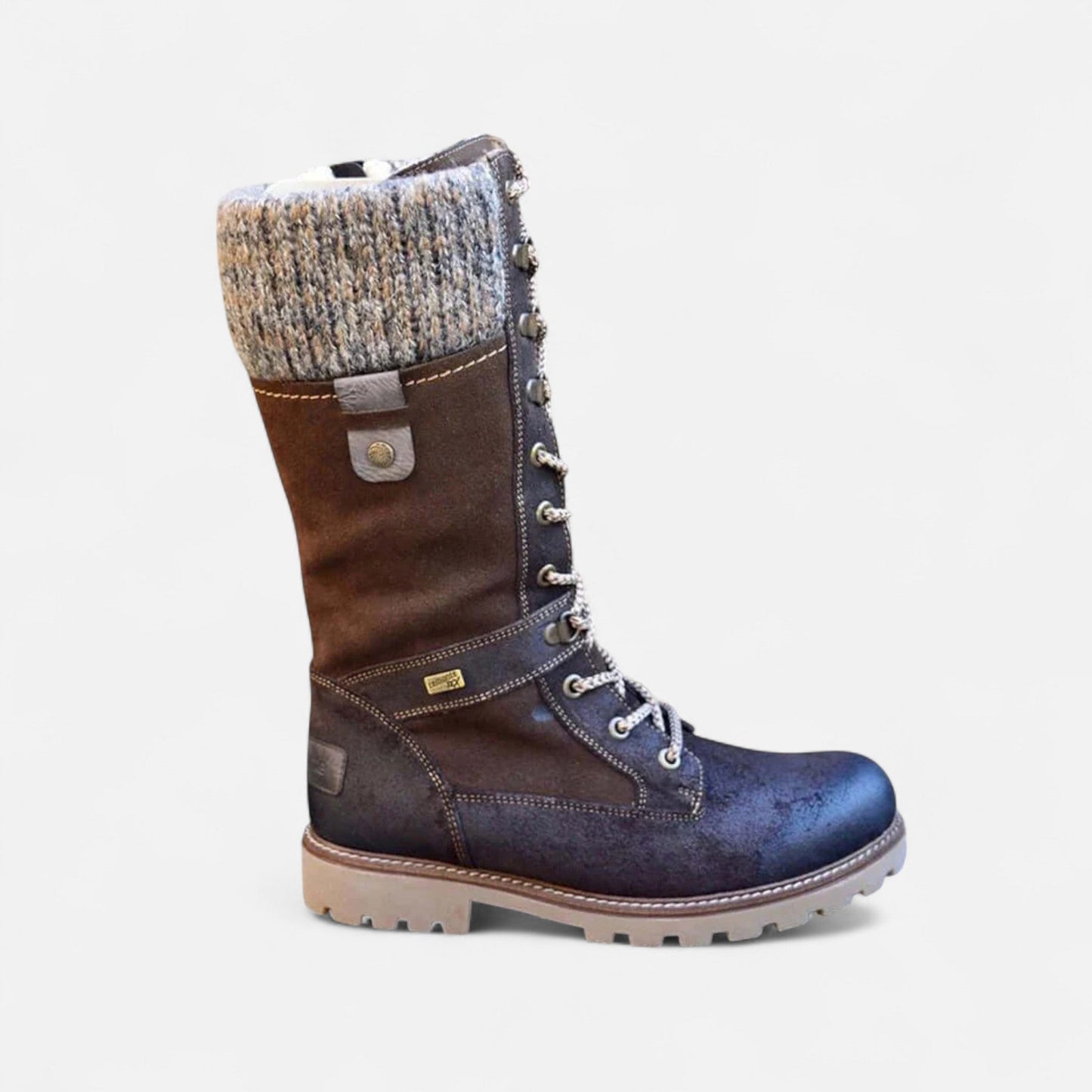 Bottines Robustes Femme avec Lacets & Intérieur Chaud – Confortables, Antidérapantes & Stylées