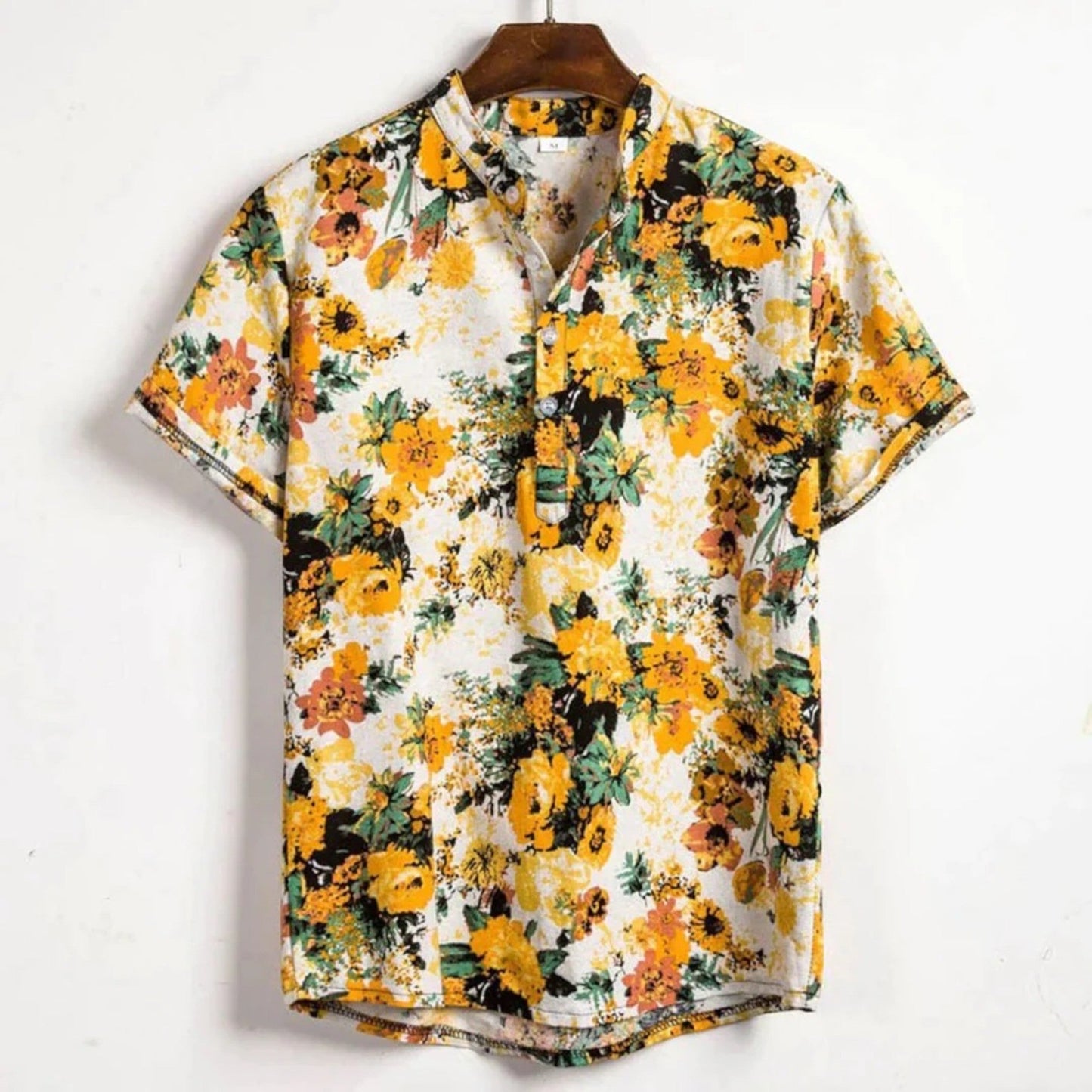 Oskar | Polo Homme Style Tropical Manches Courtes Coupe Ajustée Confortable