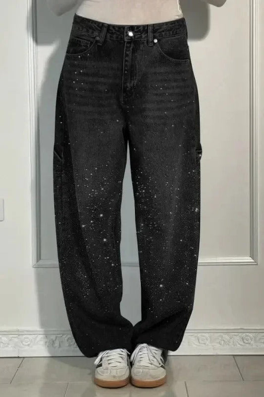Héléa | Pantalon large taille haute baggy pour femme - Confort et style décontracté