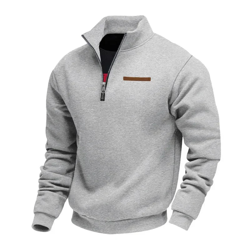 Sweat Sportif à Demi-Col Zippé Homme | Confort & Style Urbain