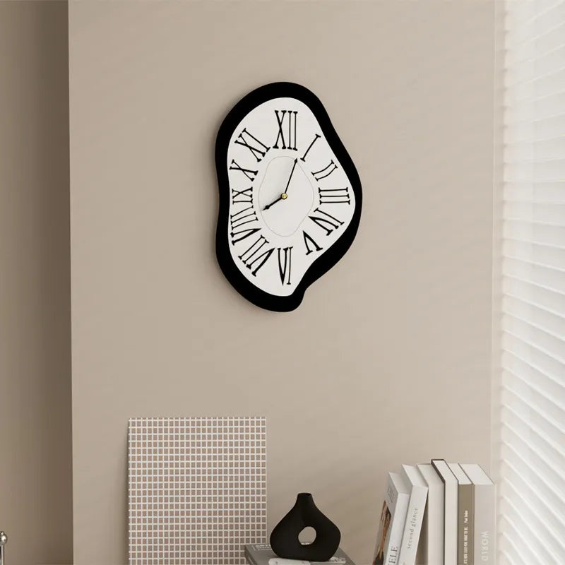 QuietRoman™ | Geräuschlose Wanduhr mit römischen Ziffern – Modernes Acryl-Design