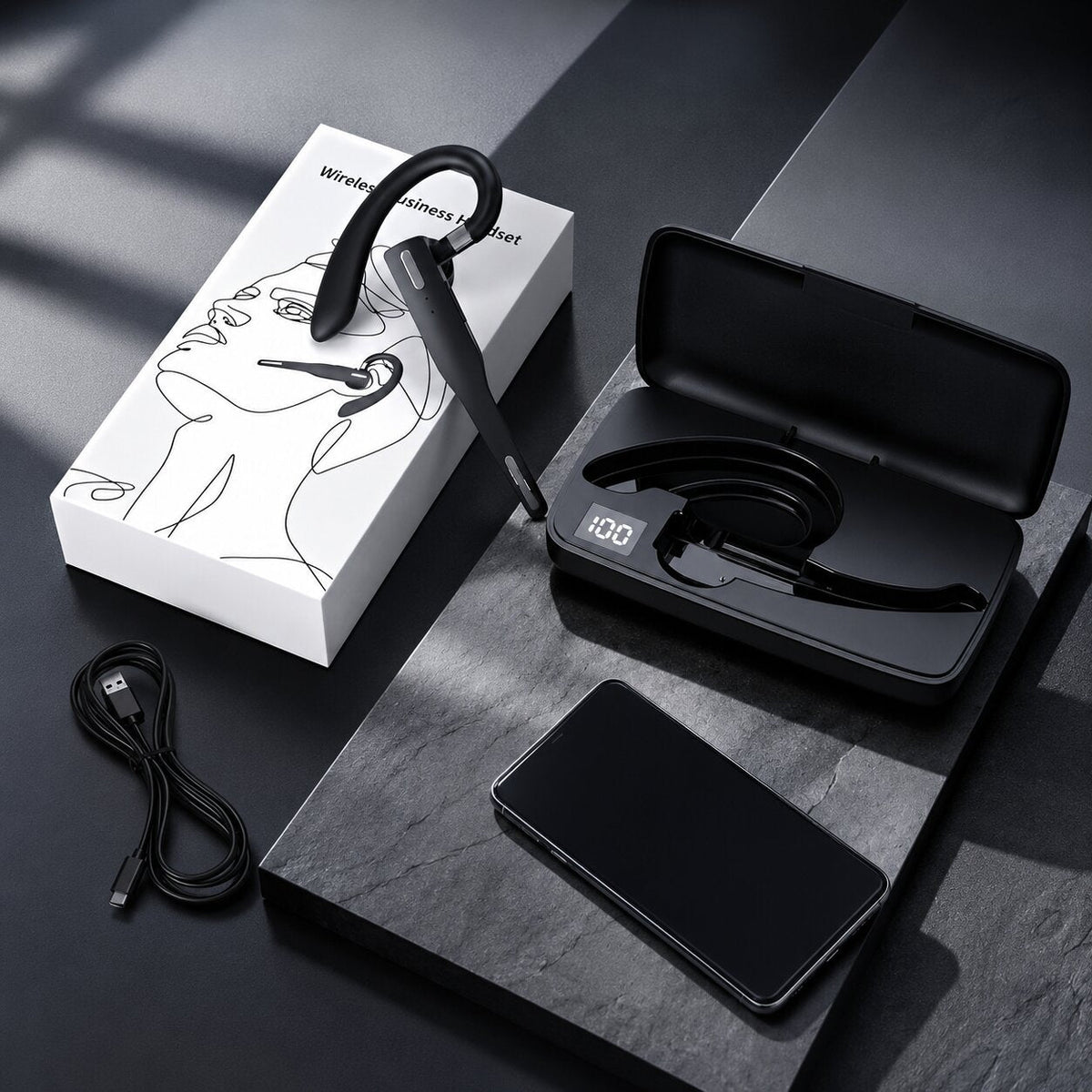 ClariVox™ | Bluetooth-Headset mit Dual-Mikrofon und Geräuschreduzierung