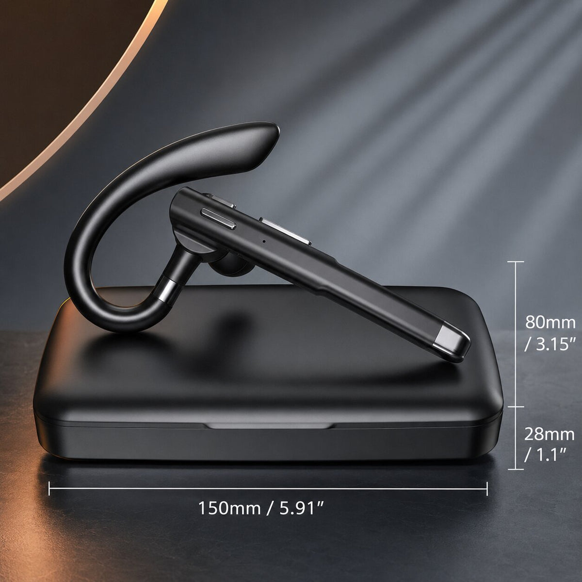 ClariVox™ | Bluetooth-Headset mit Dual-Mikrofon und Geräuschreduzierung