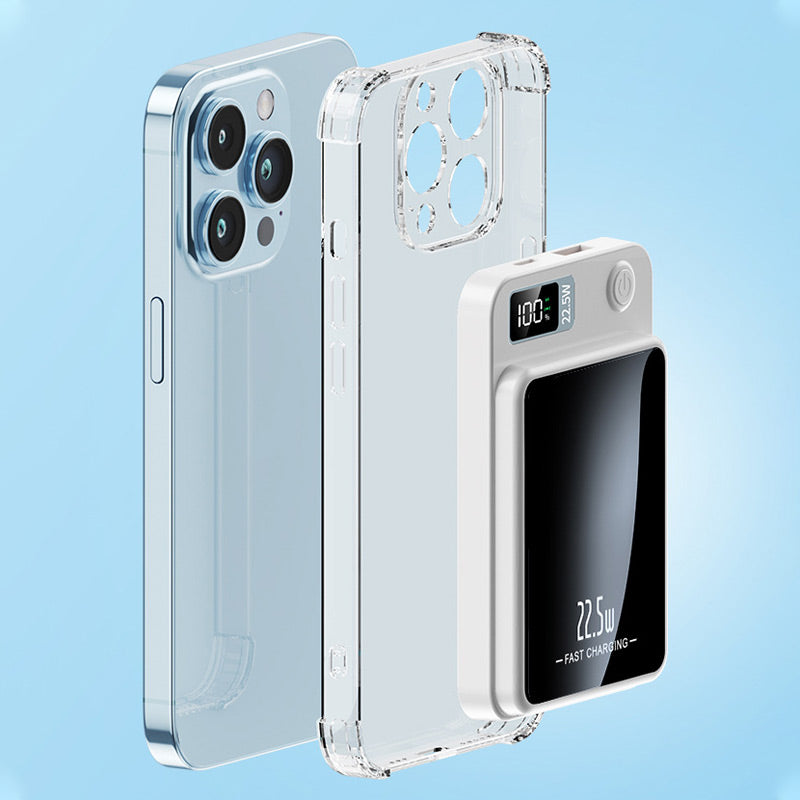 VoltSlim™ | 20000-mAh-Powerbank mit 22,5-W-Schnellladen und kabelloser Ladefunktion