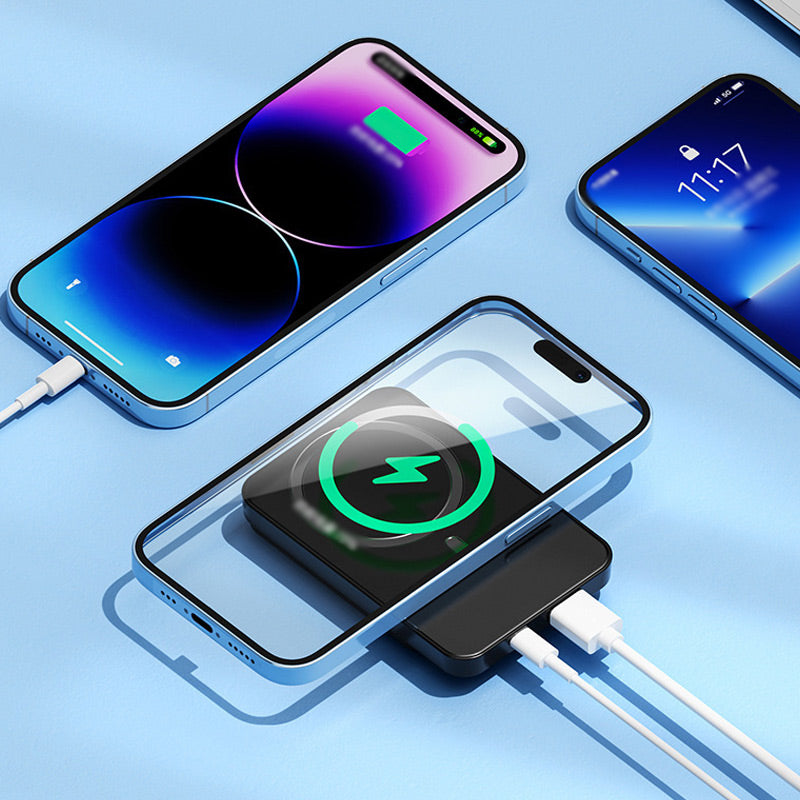VoltSlim™ | 20000-mAh-Powerbank mit 22,5-W-Schnellladen und kabelloser Ladefunktion