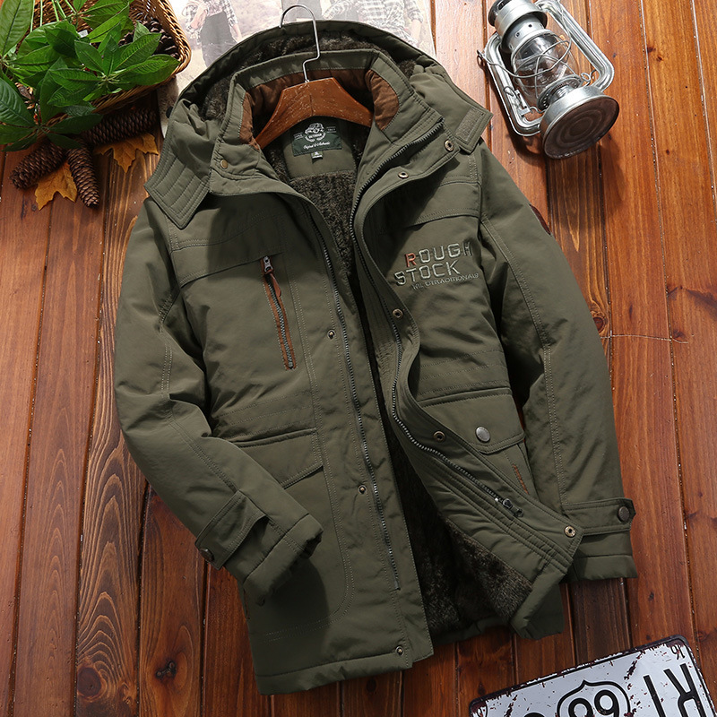 Kaelion | Parka Homme Hiver Moderne avec Capuche Ajustable, Doublure Polaire Chaude et Tissu Coupe-Vent Durable