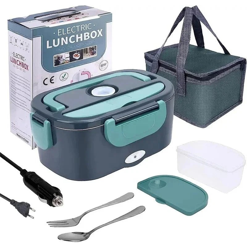 WarmBento™ | Elektrische Lunchbox mit Edelstahl-Innenbehälter und Heizfunktion