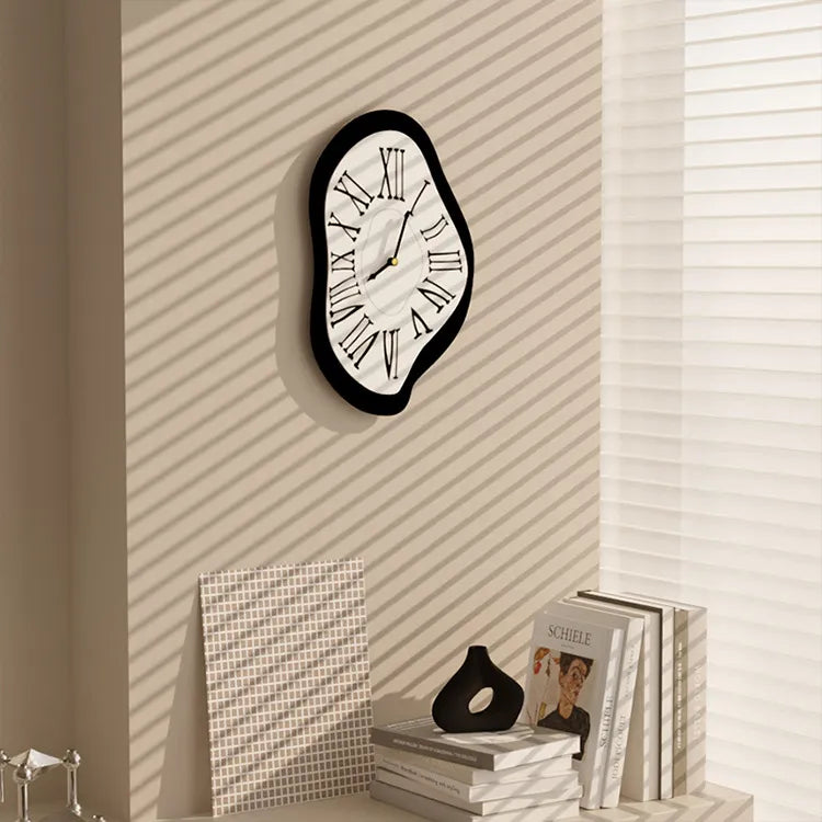 QuietRoman™ | Geräuschlose Wanduhr mit römischen Ziffern – Modernes Acryl-Design