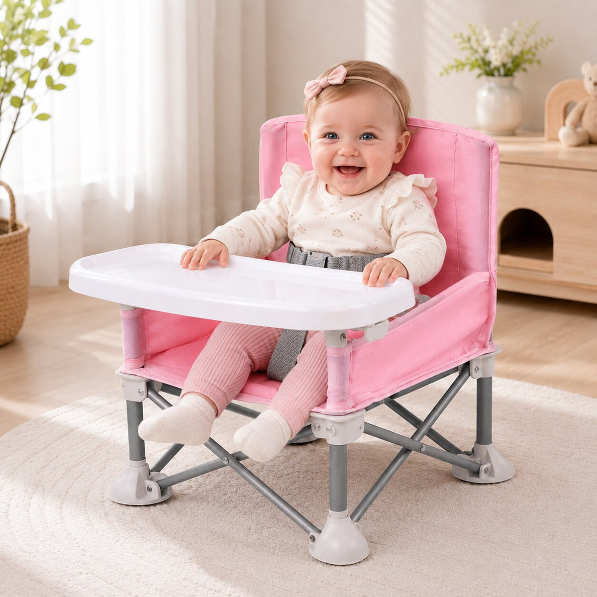 KindiFold™ | Faltbarer Kinderstuhl mit Tisch und Tragetasche