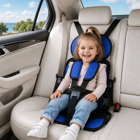 ReiseKompakt™ | Faltbarer Kindersitz fürs Auto mit abnehmbarem Bezug