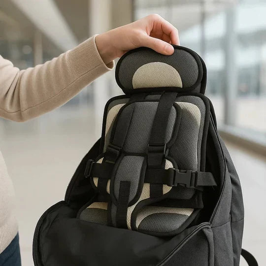 ReiseKompakt™ | Faltbarer Kindersitz fürs Auto mit abnehmbarem Bezug