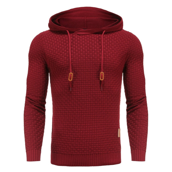 Sweat à Capuche Homme | Tricot Structuré | Style Urbain et Confort