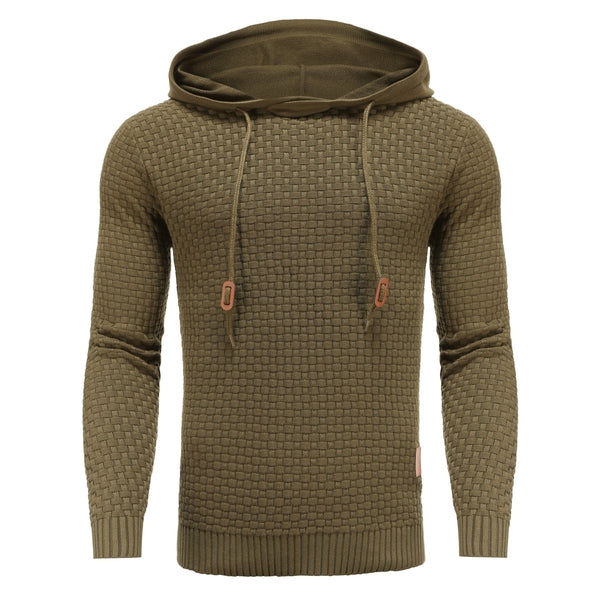 Sweat à Capuche Homme | Tricot Structuré | Style Urbain et Confort
