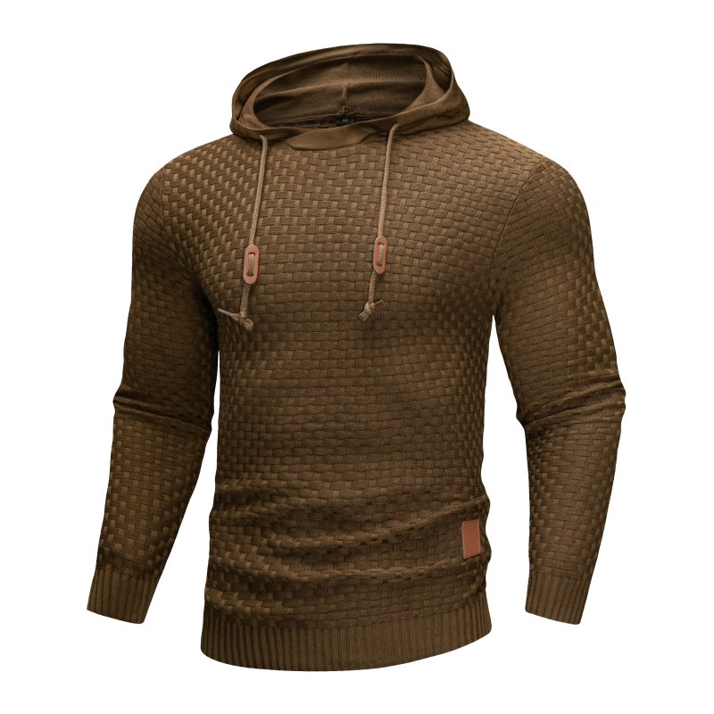 Sweat à Capuche Homme | Tricot Structuré | Style Urbain et Confort