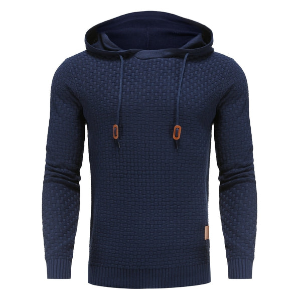 Sweat à Capuche Homme | Tricot Structuré | Style Urbain et Confort