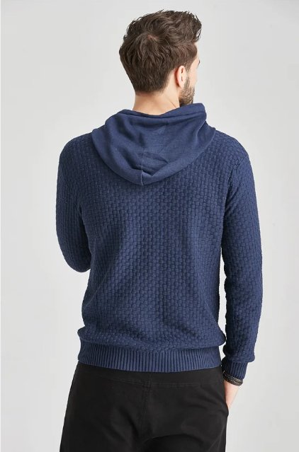Sweat à Capuche Homme | Tricot Structuré | Style Urbain et Confort