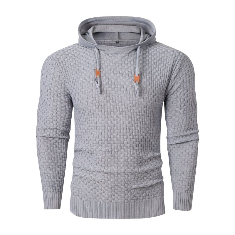 Sweat à Capuche Homme | Tricot Structuré | Style Urbain et Confort