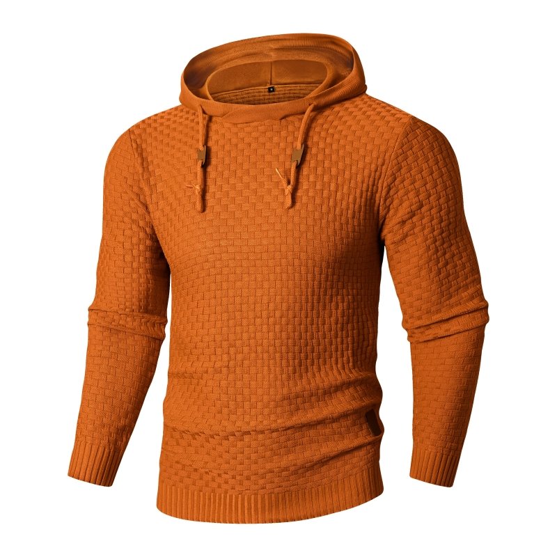 Sweat à Capuche Homme | Tricot Structuré | Style Urbain et Confort