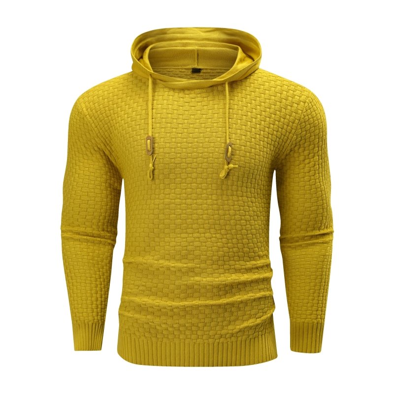 Sweat à Capuche Homme | Tricot Structuré | Style Urbain et Confort