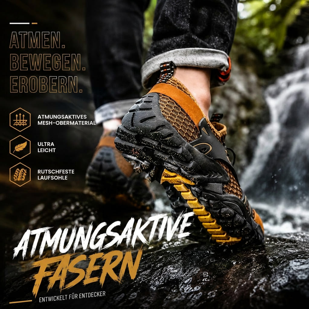 TrailVeyron™ | Herren-Wanderschuhe – Leicht, Atmungsaktiv und Wasserabweisend