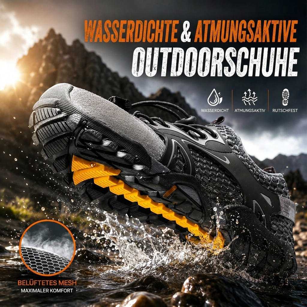 TrailVeyron™ | Herren-Wanderschuhe – Leicht, Atmungsaktiv und Wasserabweisend