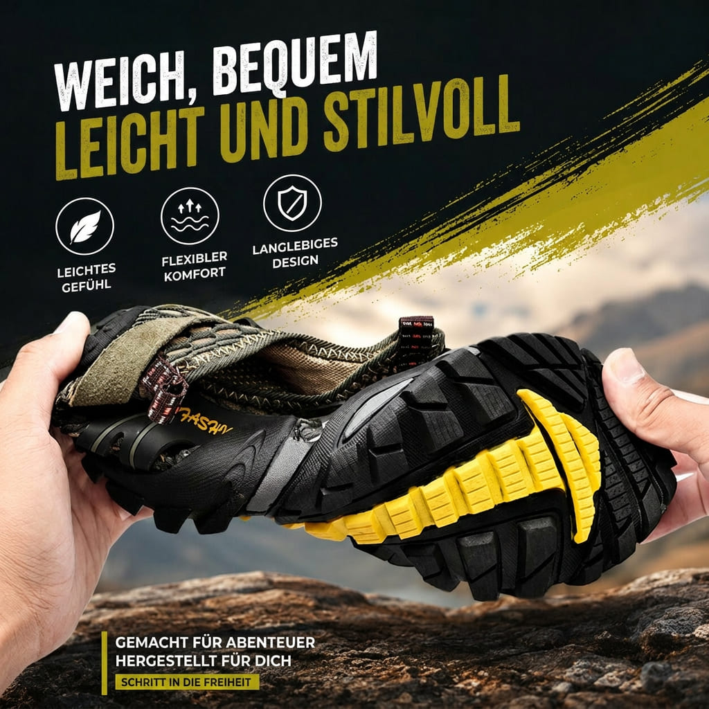 TrailVeyron™ | Herren-Wanderschuhe – Leicht, Atmungsaktiv und Wasserabweisend