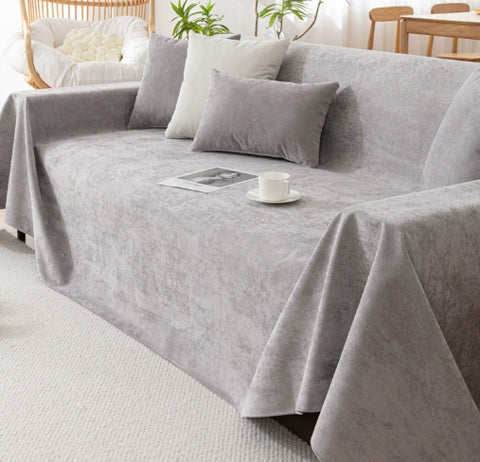 HomeGuard™ | Vielseitige Sofa-Decke mit Quasten für Möbel- und Sofaschutz