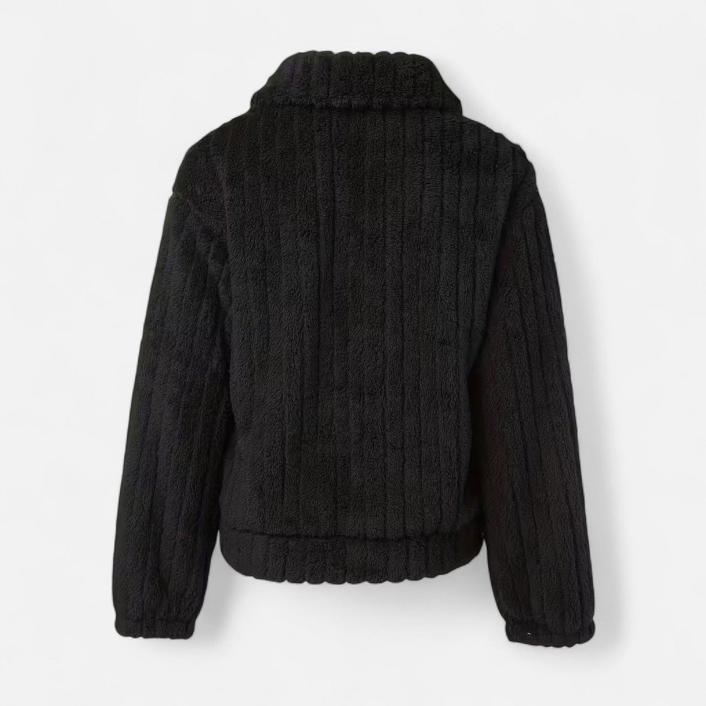 Liliosa | Veste Femme Décontractée Épaisse en Peluche avec Col Revers