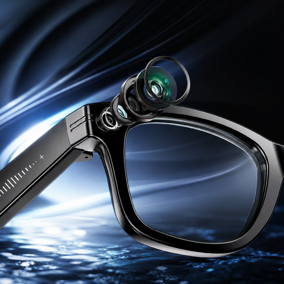 Visionova™ | Smart-Kamerabrille mit Bluetooth-Audio und KI-Übersetzung
