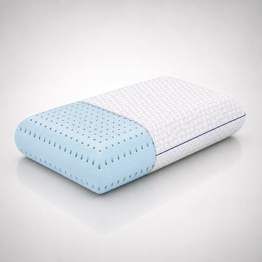 NackenKlaris™ | Ergonomisches Nackenkissen aus Memory Foam mit Kühlgel