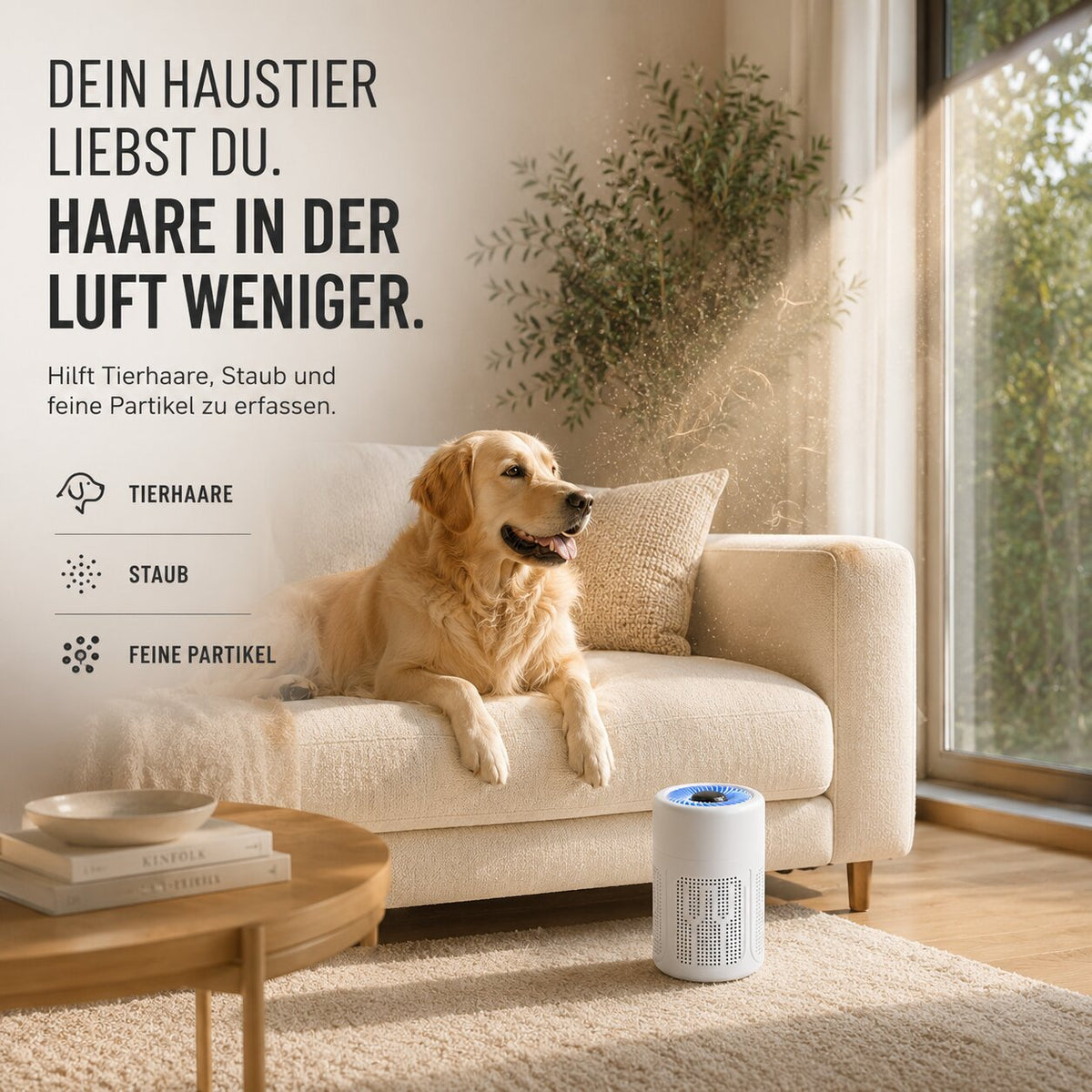 AeroKlar™ | Luftreiniger für große Räume mit Mehrschicht-Filtersystem