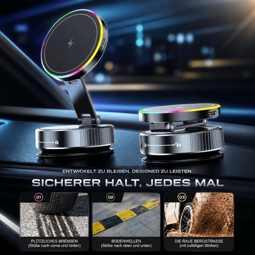 MagniDrive™ | MagSafe-Autohalterung mit 15-W-Wireless-Charging