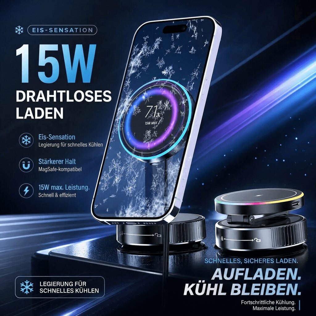 MagniDrive™ | MagSafe-Autohalterung mit 15-W-Wireless-Charging