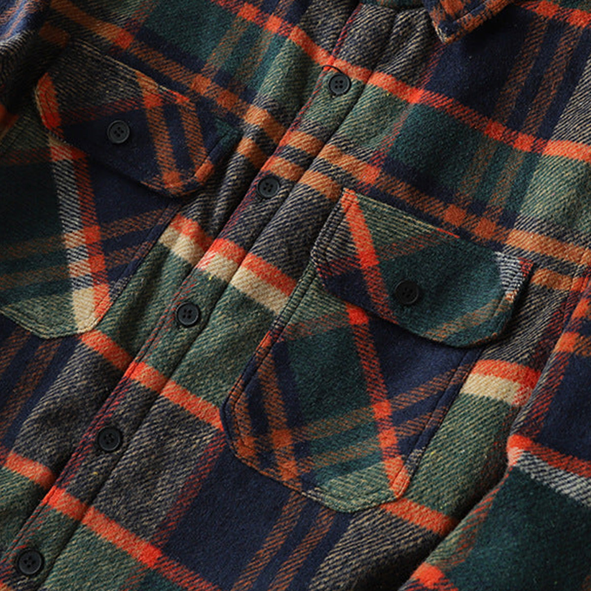 Outdoor Chemise Homme à Carreaux en Flanelle Doublée Polaire, Surchemise Chaude et Confortable