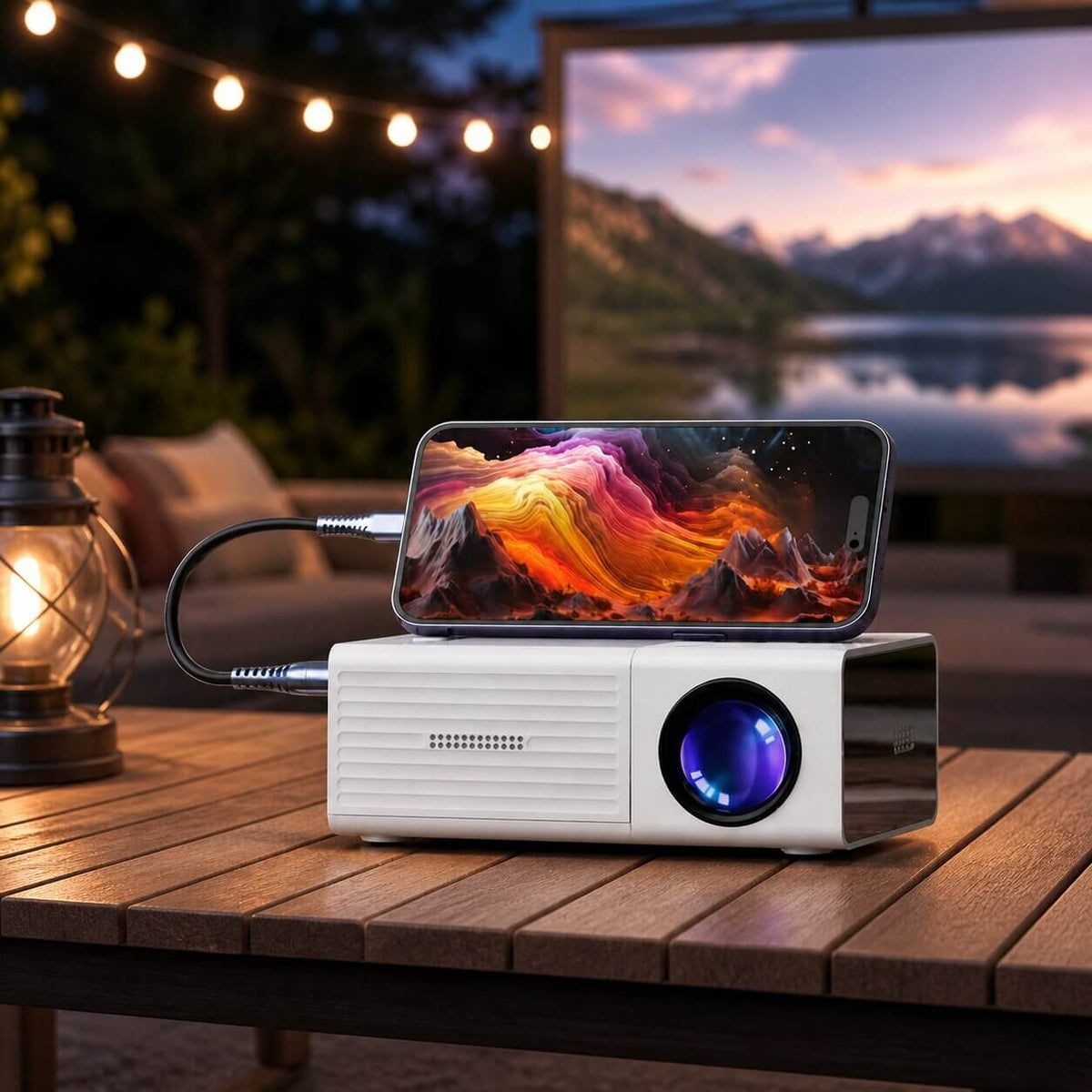 CineVanta™ | Mini-Beamer für Zuhause mit 3000 Lumen