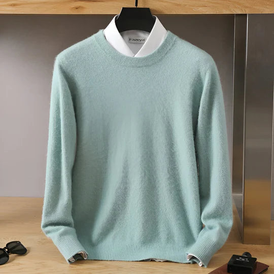 Pullover Homme Cashmere | Col Rond Classique et Confortable
