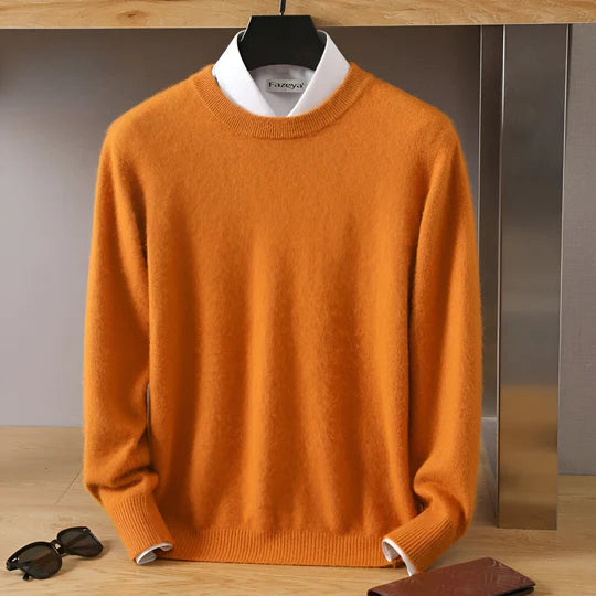 Pullover Homme Cashmere | Col Rond Classique et Confortable