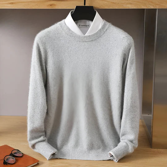 Pullover Homme Cashmere | Col Rond Classique et Confortable