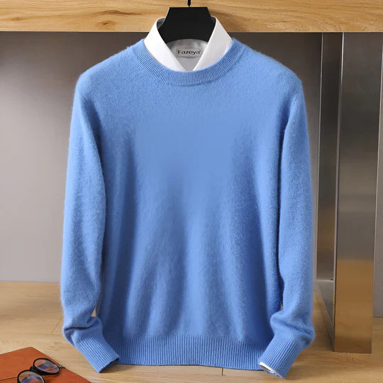 Pullover Homme Cashmere | Col Rond Classique et Confortable