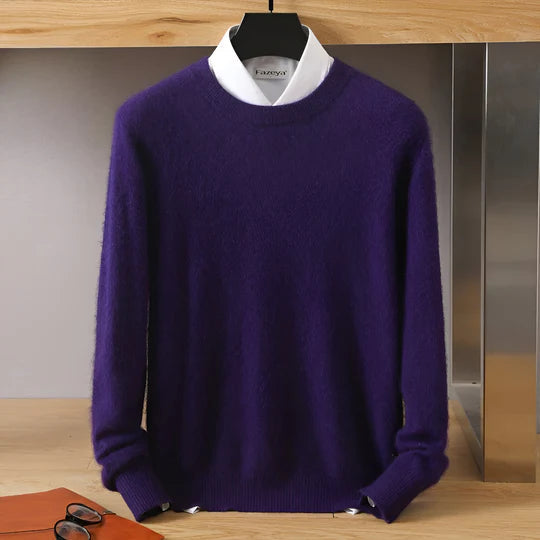 Pullover Homme Cashmere | Col Rond Classique et Confortable