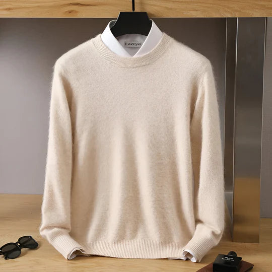 Pullover Homme Cashmere | Col Rond Classique et Confortable