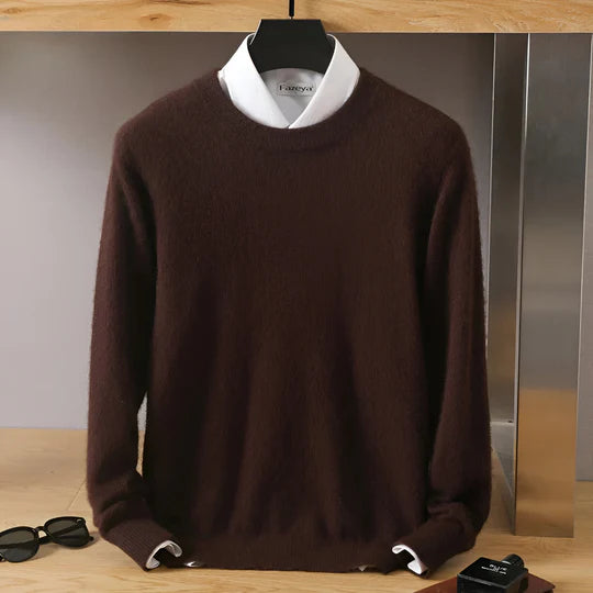 Pullover Homme Cashmere | Col Rond Classique et Confortable