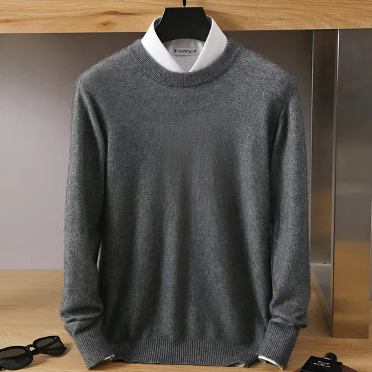 Pullover Homme Cashmere | Col Rond Classique et Confortable