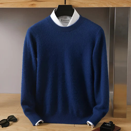 Pullover Homme Cashmere | Col Rond Classique et Confortable
