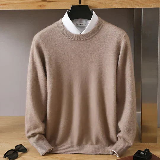 Pullover Homme Cashmere | Col Rond Classique et Confortable