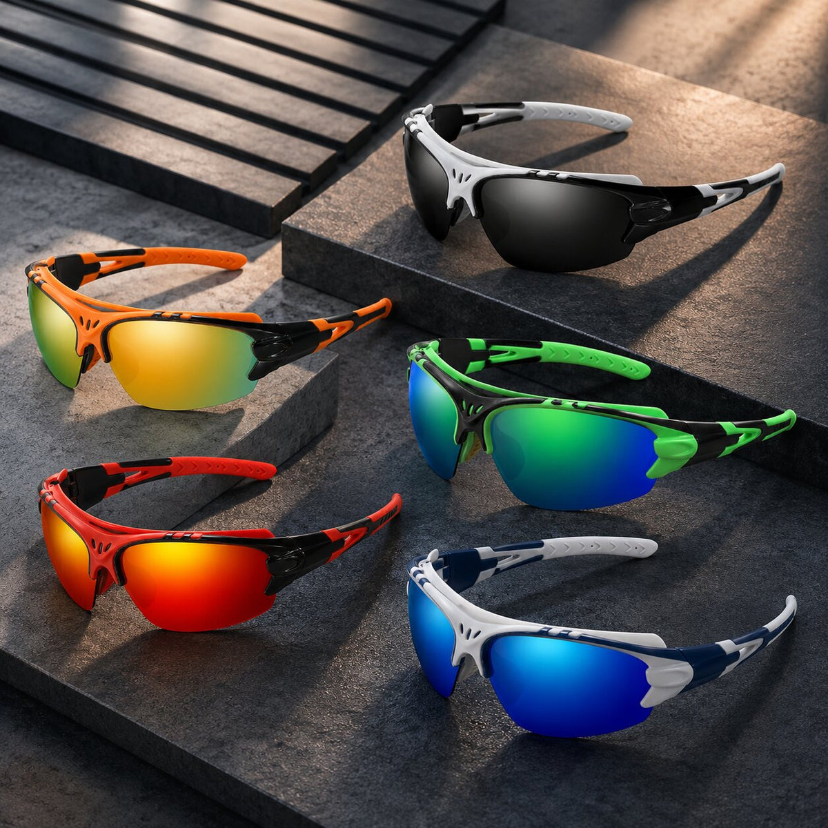 SonnenKlar™ | Polarisierte Sportsonnenbrille mit UV400-Schutz