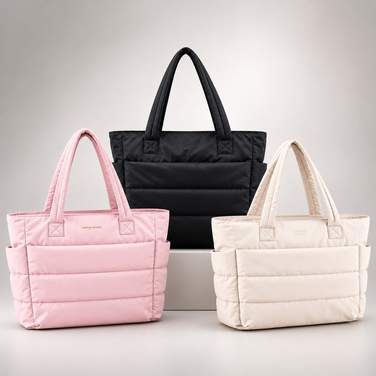 PuffLiora™ | Damen Puffer Schultertasche mit Reißverschluss und verstellbarem Riemen