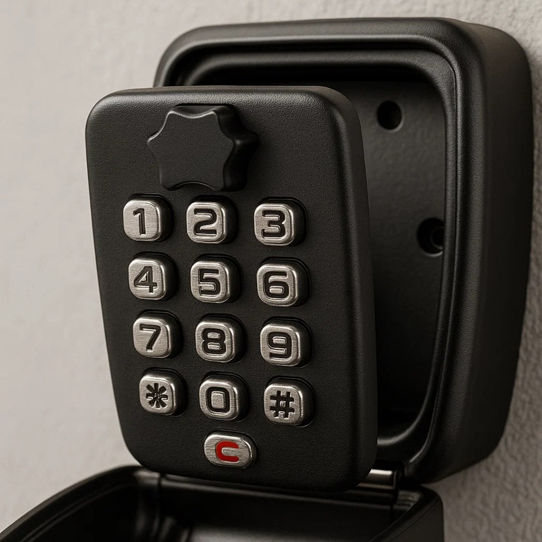 KeyVault™ | Schlüsselsafe mit Zahlencode für Innen- und Außenbereiche